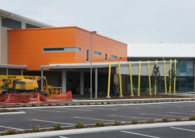 New hospital building from the main car park